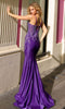 Nox Anabel G1364 - Plunging Applique Prom Dress