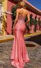 Nox Anabel G1364 - Plunging Applique Prom Dress