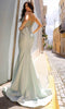 Nox Anabel G1364 - Plunging Applique Prom Dress