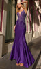 Nox Anabel G1364 - Plunging Applique Prom Dress