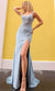 Nox Anabel G1365 - Embroidered Scoop Neck Prom Gown