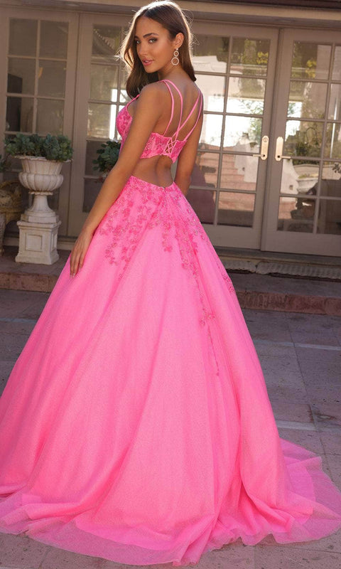 Nox Anabel H1357 - Sleeveless Corset Bodice Ballgown – alternate view 4