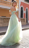 Nox Anabel J1324 - 3D Butterfly Embellished Corset Bodice Prom Gown