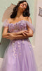 Nox Anabel J1324 - 3D Butterfly Embellished Corset Bodice Prom Gown