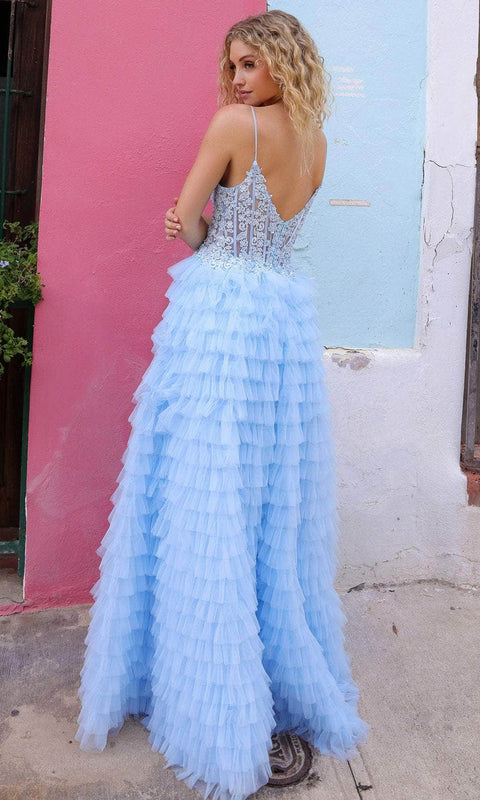 Nox Anabel P1398 - Embroidered Corset Bodice Ballgown