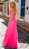 Nox Anabel P1401 - Scoop Sequin Lace Prom Dress