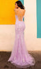 Nox Anabel P1401 - Scoop Sequin Lace Prom Dress