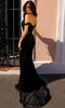 Nox Anabel R1244 - Draped Velvet Prom Dress