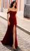 Nox Anabel R1244 - Draped Velvet Prom Dress