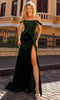 Nox Anabel R1244 - Draped Velvet Prom Dress