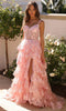 Nox Anabel R1299 - Lace Tiered Prom Dress