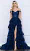 Nox Anabel R1299 - Lace Tiered Prom Dress