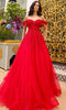 Nox Anabel R1303 - Embroidered Off Shoulder Prom Dress