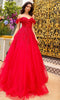 Nox Anabel R1303 - Embroidered Off Shoulder Prom Dress