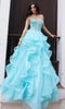 Nox Anabel R1433 - Sleeveless Ruffled Skirt Ballgown