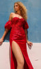 Nox Anabel T1329 - Detachable Sleeve Sweetheart Prom Dress