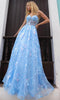 Nox Anabel T1332 - Floral Printed Corset Prom Gown