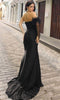 Nox Anabel Y1473 - Ruched Detailed Asymmetrical Neck Prom Gown