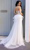 Nox Anabel Y1475 - Embellished Sleeveless Prom Gown With Overskirt