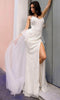 Nox Anabel Y1475 - Embellished Sleeveless Prom Gown With Overskirt