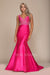 V-Neck Beaded Top Trumpet Long Mermaid Gown 8307 By Nox Anabel