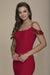 Beaded Off Shoulder with Spaghetti Strap Mermaid Style Prom Dress A073 by Nox Anabel