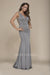 Long Evening Dress with Illusion Bust and Back C001 by Nox Anabel