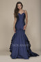 Elegant V-Back Sweetheart Bodice with Double Spaghetti Straps Cross Back Prom Dress C034 by Nox Anabel