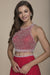 Sophisticated Two Piece Beaded Halter Chiffon A-Line Party Dress G095 by Nox Anabel
