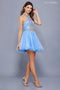 Two-Piece Halter Beaded Bodice Short Prom Dress 6259 by Nox Anabel