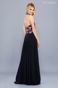 Halter Style with Floral Embroidery Embellishment Bridesmaids Dress 8326 By Nox Anabel