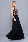 Halter Style with Floral Embroidery Embellishment Bridesmaids Dress 8326 By Nox Anabel