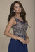 Sexy Gilded Illusion Scoop Chiffon A-Line Party Cocktail Dress Y100 by Nox Anabel