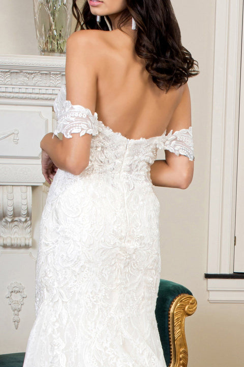 Off Shoulder Bridal Mermaid Gown by GLS Gloria GL1933