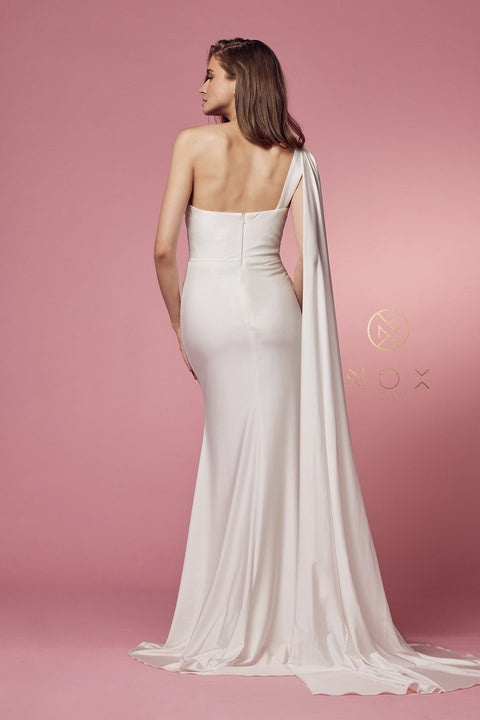 One Shoulder Mermaid Dress by Nox Anabel E475