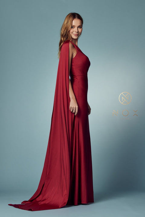One Shoulder Mermaid Dress by Nox Anabel E475