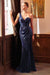 One Shoulder Sequin Gown by Cinderella Divine CH182