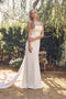 Sleeveless Pearl Beaded Bridal Gown by Nox Anabel QW963