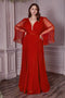 PLUS SIZE A LINE DRESS BY CINDERELLA DIVINE CD242C