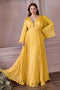 PLUS SIZE A LINE DRESS BY CINDERELLA DIVINE CD242C