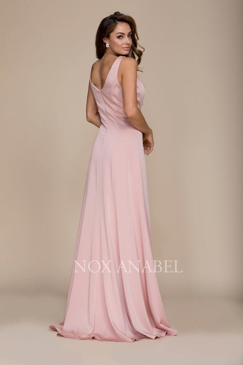 Beautiful Sleeveless V-Neck Prom Dress Q011 by Nox Anabel