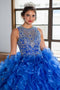 Ruffled Quinceanera Sleeveless  Dress by Calla KY71212X
