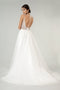 Elizabeth K GL1907's Wedding Dress with Sheer Bodice