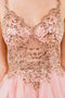 Elizabeth K GS1967: Glitter Dress with Short Sheer Bodice