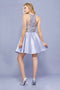 Short Sleeveless Embellished Bodice Dress by Nox Anabel 6328
