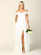 Long Off Shoulder Bridal Gown