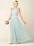 Long Sleeveless Convertible Bridesmaids Dress