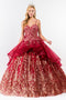 Glittery Sleeveless Ball Gown by Elizabeth K GL1927