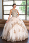 Sleeveless Quinceanera Lace Applique Dress by Calla KY75258X