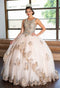 Sleeveless Quinceanera Lace Applique Dress by Calla KY75258X